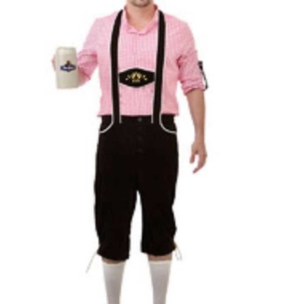 Hauntlook Bavarian Bundhosen  Halloween Costume Size Medium NWT
